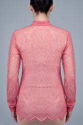 Catania Blouse in Sunset Coral
